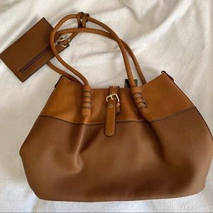 ⭐️NWT⭐️ Wilson’s Leather brown purse with mini card holder